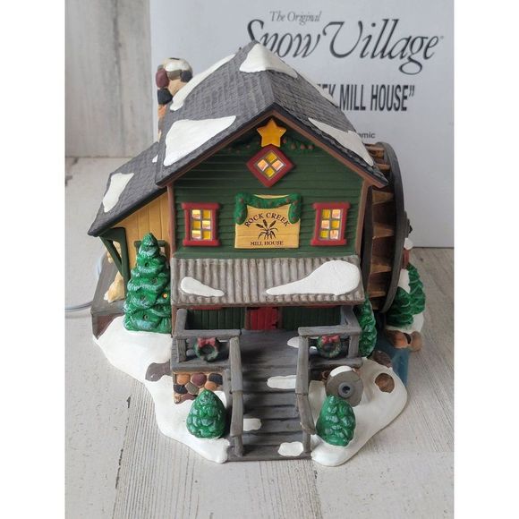 Dept 56 54932 Rock Creek Millhouse Snow Village accessory Xmas - Picture 1 of 10